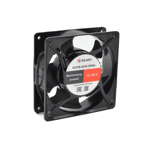 Вентилятор осевой SILART, 120 х 120 х 38, 220 VAC, подшипник качения